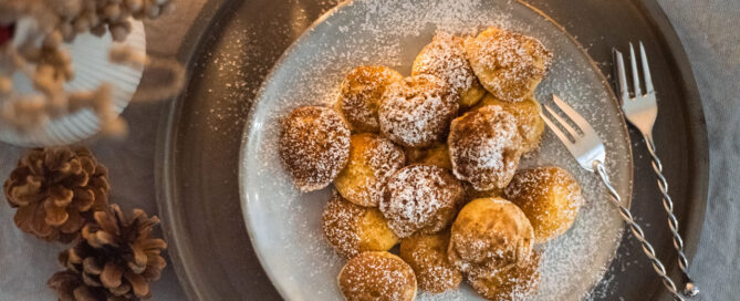 Æbleskiver Ableskevir Daenemark Poffertjes Pfannkuchen