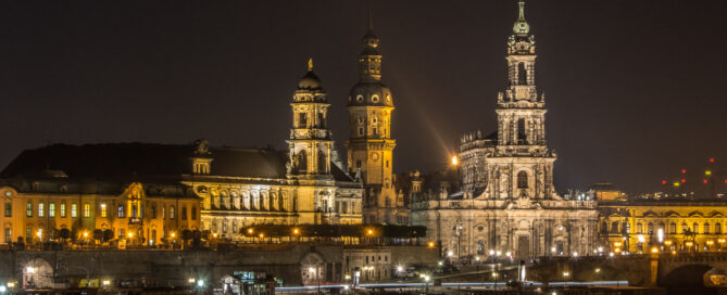 Dresden Fotospots bei Nacht