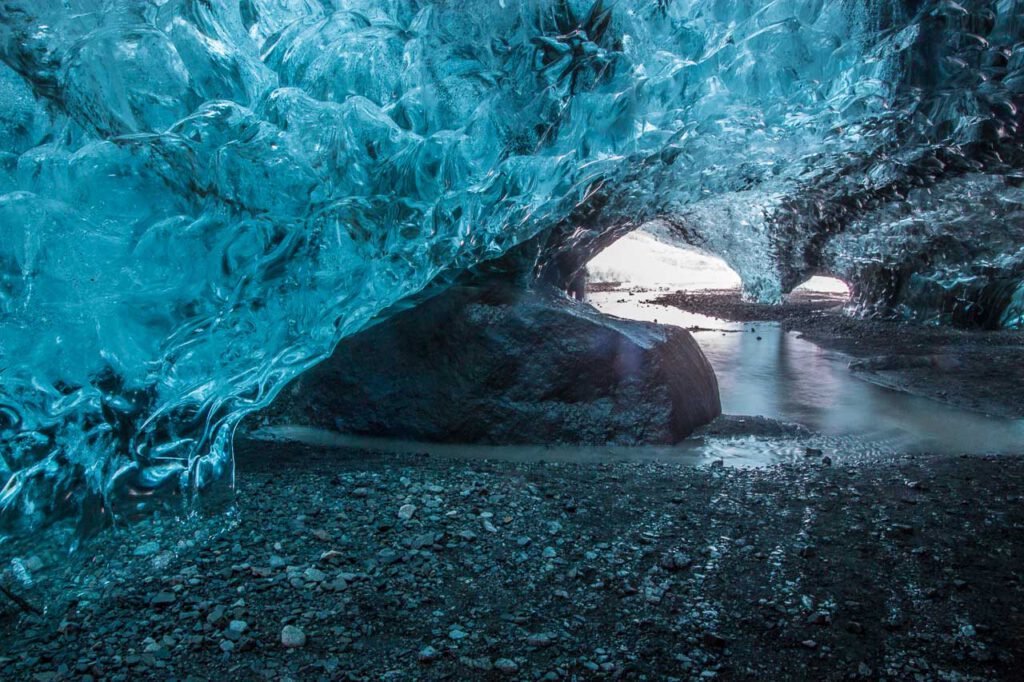 Island Eishöhle Winter Gletscher