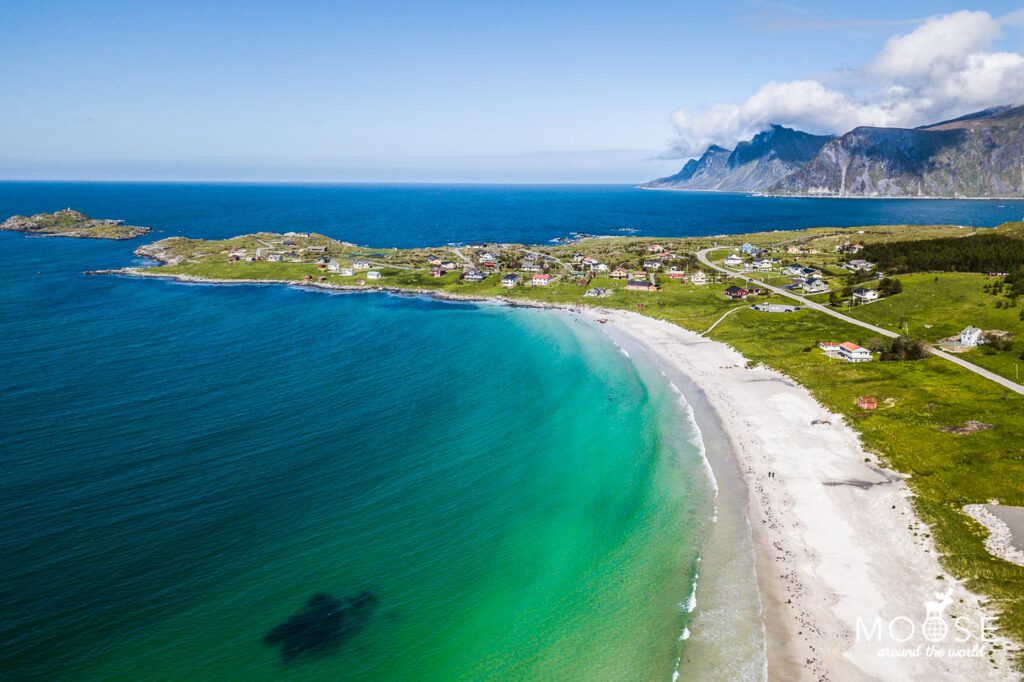 Ramberg Strand Lofoten Norwegen mit Kindern