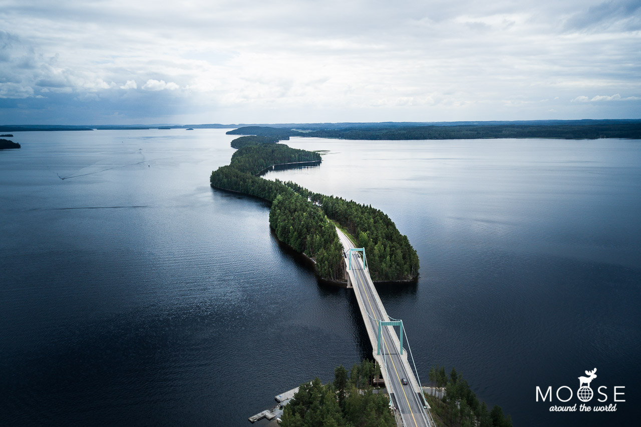 Sysma Finnland Straße See