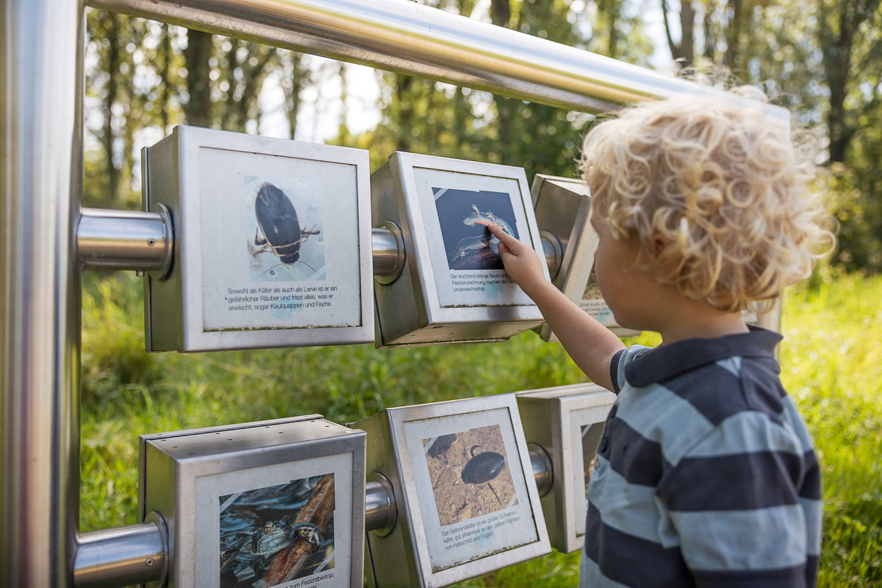 Wanderung Ausflug Monheim Naturerlebnispfad mit Kindern mobil NRW Entdecken