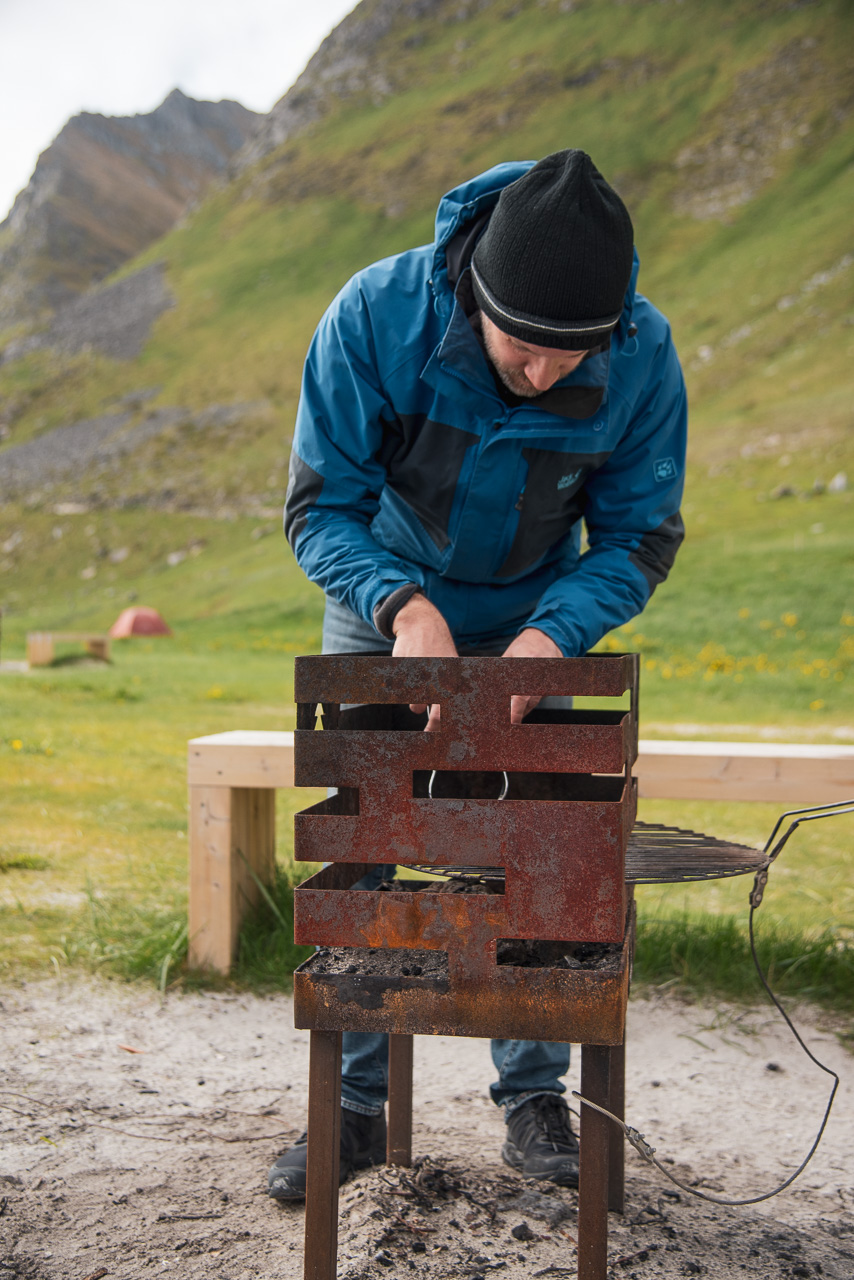 Haukland Strand Grillen