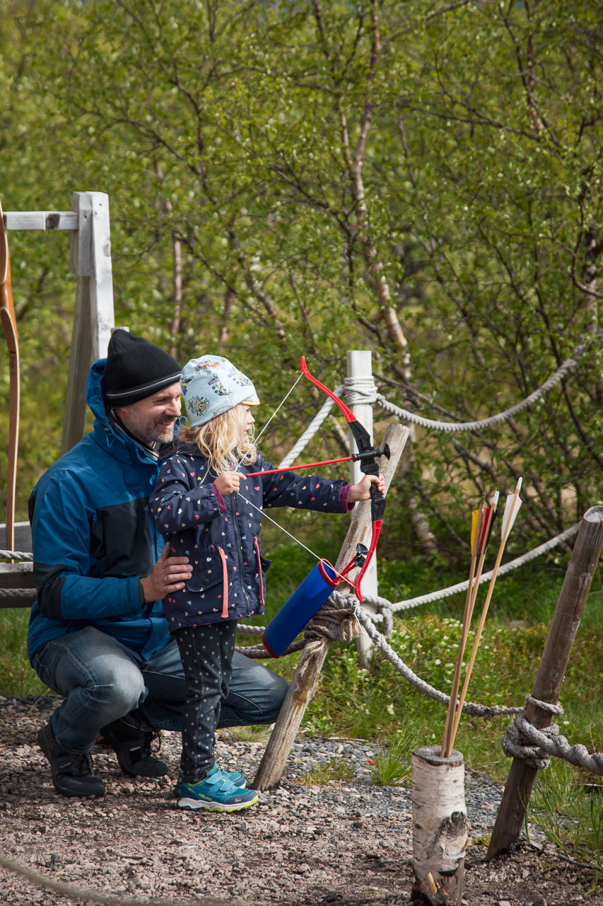 Lofotr Wikingermuseum Borg Lofoten mit Kindern Norwegen