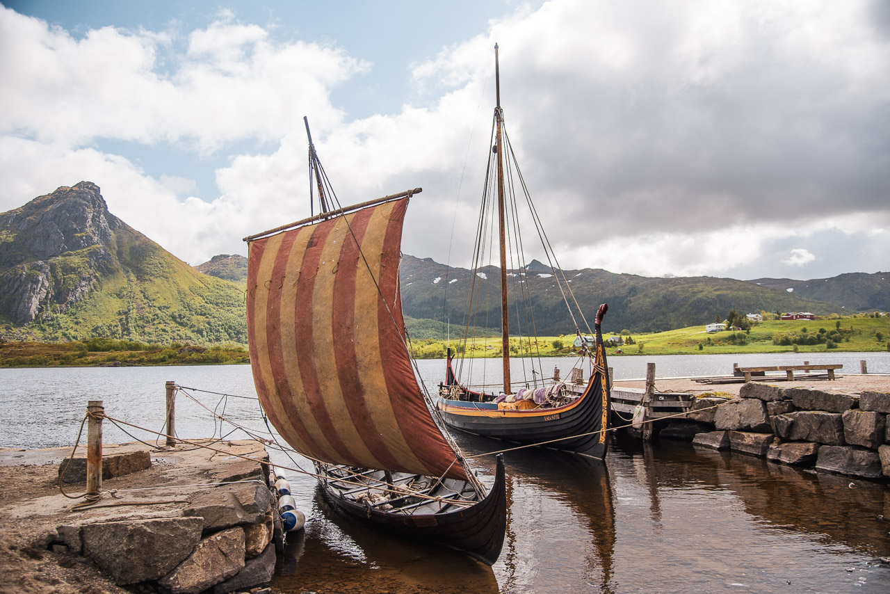 Lofotr Wikingermuseum Borg Lofoten mit Kindern Norwegen