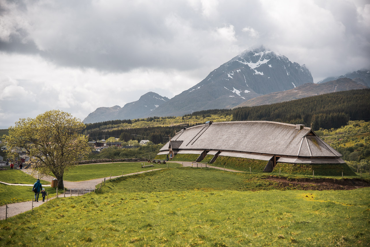 Lofotr Wikingermuseum Borg Lofoten mit Kindern Norwegen