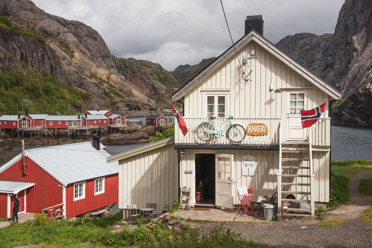 Nusfjord Lofoten Norwegen mit Kindern